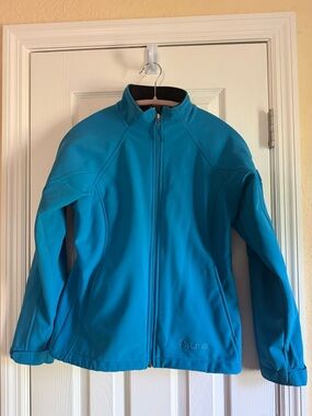 Marmot Turquoise and Black Fleece-Lined Jacket